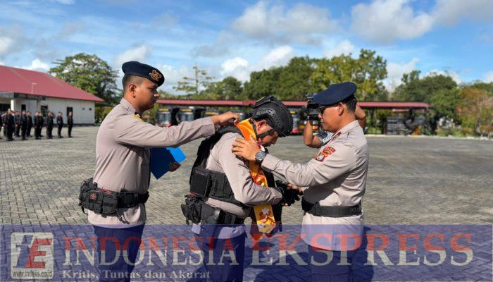 Wakapolda Sultra Sambut Kepulangan Personel Brimob Usai Tugas Pengamanan Amole II di Papua