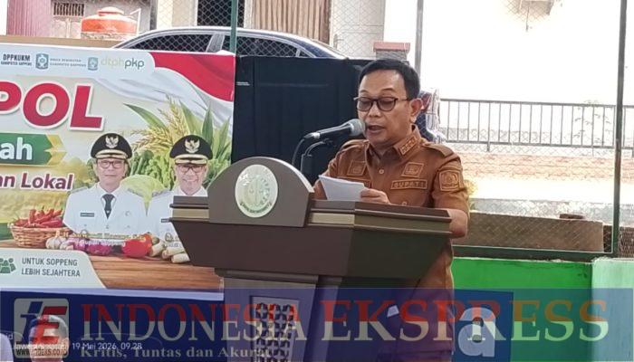 Bupati Soppeng Buka GPM GASPOL Adhyaksa, Pemkab Targetkan 100 Kali Pelaksanaan Gerakan Pangan Murah pada 2026