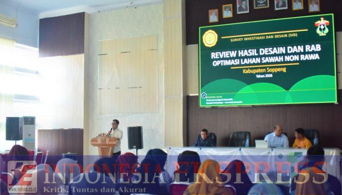 Pemkab Soppeng Optimalkan 8.315 Hektare Lahan Non Rawa untuk Dukung Swasembada Pangan