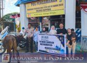 Rasa Syukur Naik Pangkat, Personel Satlantas Polres Soppeng Berkurban untuk Pengemudi Bentor dan Warga Cabbenge