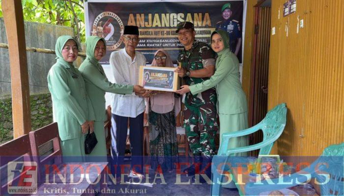 Kodim 1423/Soppeng Pererat Silaturahmi dengan Warakawuri dan Weredatama pada HUT ke-69 Kodam Hasanuddin