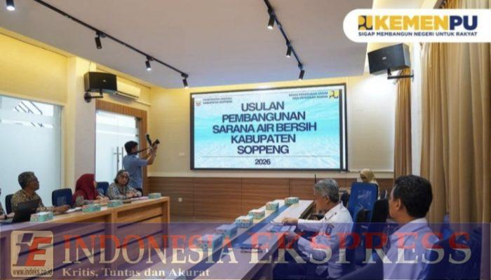 Wakil Bupati Soppeng, Paparkan Sumber Air Baku di Sungai Ara