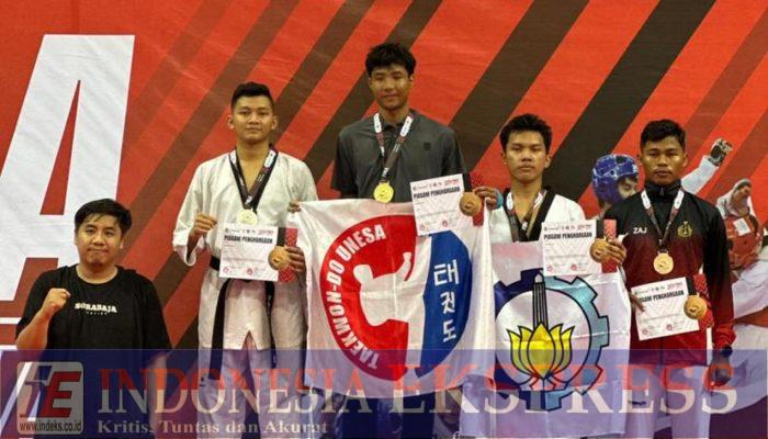Tujuh Medali Sukses Diraih Prajurit Koarmada II di Kejuaraan Taekwondo Piala Wali Kota Surabaya