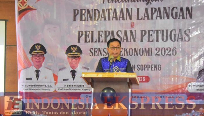 Bupati Suwardi Haseng: Sensus Ekonomi 2026 Jadi Fondasi Kebijakan Pembangunan yang Tepat Sasaran