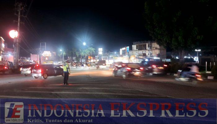 Ditlantas Polda Sultra Siaga Antisipasi Aksi Demo Kenaikan BBM, Arus Lalu Lintas di Bundaran Tank Tetap Lancar