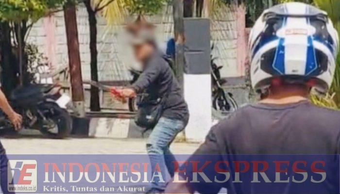 Antrean Panjang BBM di SPBU Bonggoeya Kendari Berujung Kericuhan, Arus Lalu Lintas Sempat Tersendat