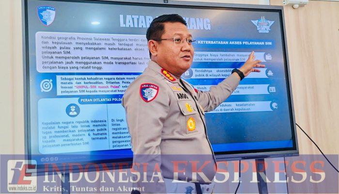 Ditlantas Polda Sultra Siapkan Peluncuran SIMPUL, Layanan SIM Keliling Jangkau Masyarakat Pulau Wawonii