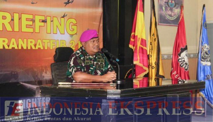 Komandan Yonranratfib 2 Mar Laksanakan Exit Briefing, Tekankan Profesionalisme Dan Jaga Kehormatan Satuan Jelang Akhir Masa Jabatan