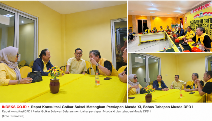 Rapat Konsultasi Golkar Sulsel Matangkan Persiapan Musda XI, Bahas Tahapan Musda DPD I