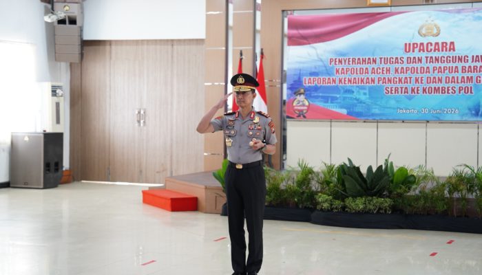 Kapolda Sultra Resmi Naik Pangkat Menjadi Irjen Pol, Ikuti Korp Raport Dipimpin Kapolri