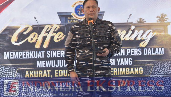 Danlanal Kendari Rangkul Insan Pers, Perkuat Sinergi untuk Informasi Publik yang Objektif