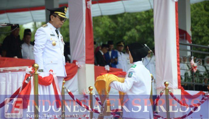 Upacara Detik-Detik Proklamasi HUT ke-81 RI di Soppeng Berlangsung Khidmat