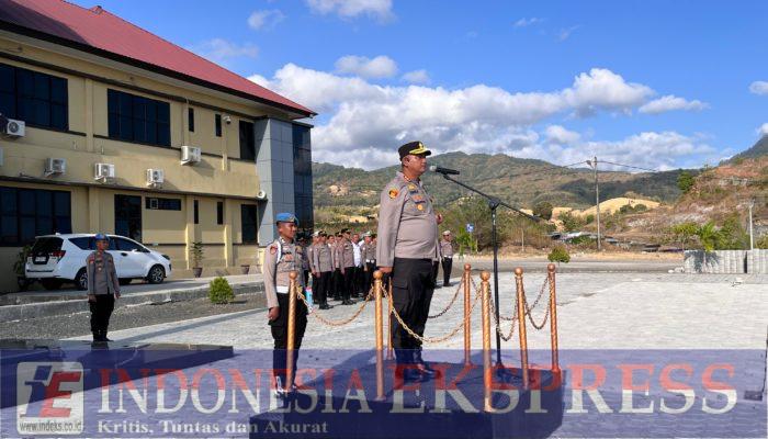 Kapolres Soppeng Perkuat Pelayanan Humanis, Personel Diminta Waspadai Ancaman Karhutla