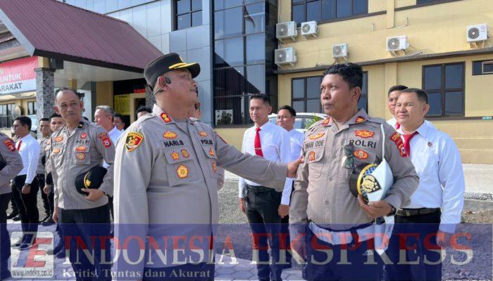 Kapolres Soppeng Cek Langsung Kesiapan dan Kerapian Personel