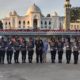 Satu Pleton Polwan Polres Soppeng Tampil Tegap di Upacara Penurunan Bendera HUT Ke-81 RI