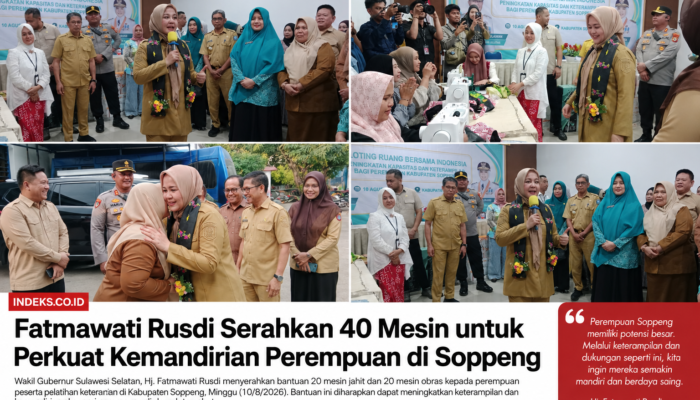 Fatmawati Rusdi Serahkan 40 Mesin untuk Perkuat Kemandirian Perempuan di Soppeng