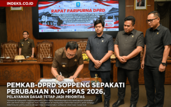 Pemkab-DPRD Soppeng Sepakati Perubahan KUA-PPAS 2026, Pelayanan Dasar Tetap Jadi Prioritas