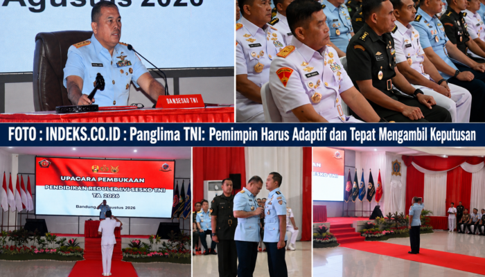 Panglima TNI: Pemimpin Harus Adaptif dan Tepat Mengambil Keputusan