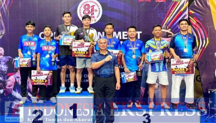 Semangat Juang Berbuah Prestasi, Prajurit Koarmada II Torehkan Hasil Gemilang di Open Turnamen Badminton Panglima TNI Cup 2026