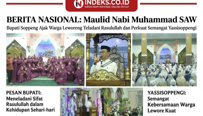 Bupati Soppeng Ajak Warga Leworeng Teladani Rasulullah dan Perkuat Semangat Yassisoppengi