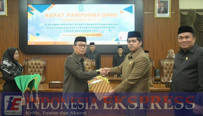 Tok! Perubahan APBD 2026 Soppeng Disepakati