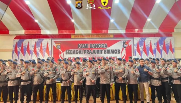 Danpas 2 Pelopor Kunjungi Mako Brimob Polda Sultra, Perkuat Soliditas dan Kesiapsiagaan Personel