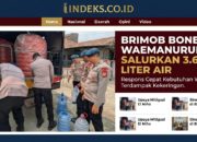 Brimob Bone dan Perumda Waemanurung Salurkan 3.600 Liter Air Bersih untuk Warga Terdampak Kekeringan