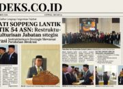 Bupati Soppeng Lantik 54 ASN, Sejumlah Jabatan Strategis Berganti, Ini Daftar Lengkapnya