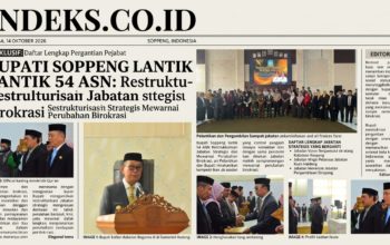 Bupati Soppeng Lantik 54 ASN, Sejumlah Jabatan Strategis Berganti, Ini Daftar Lengkapnya