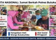 Jumat Berkah Polres Bulukumba: Polwan dan Bhayangkari Sajikan Makanan Gratis, Hangatkan Hati Warga