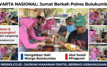 Jumat Berkah Polres Bulukumba: Polwan dan Bhayangkari Sajikan Makanan Gratis, Hangatkan Hati Warga