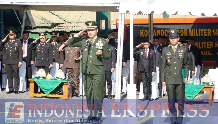Upacara Hari Kesaktian Pancasila di Soppeng, Letkol Inf Eko Yulianto Dandim 1423 Pimpin Langsung