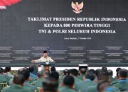 Presiden Prabowo Sampaikan Taklimat kepada 800 Perwira Tinggi TNI-Polri