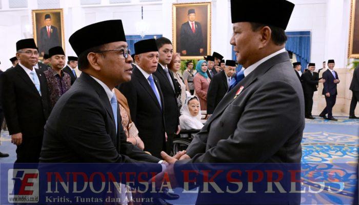 Panglima TNI Hadiri Pengangkatan 26 Anggota Wantimpres di Istana Negara