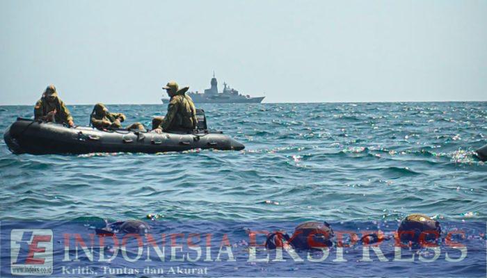 Tembus Kegelapan Bawah Laut, Kopaska TNI AL dan Pasukan Australia Uji Kesiapan Infiltrasi Amfibi