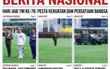 Panglima TNI Tinjau Gladi Bersih HUT ke-81 TNI, Pastikan Kesiapan Upacara Puncak