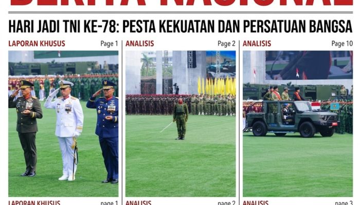 Panglima TNI Tinjau Gladi Bersih HUT ke-81 TNI, Pastikan Kesiapan Upacara Puncak